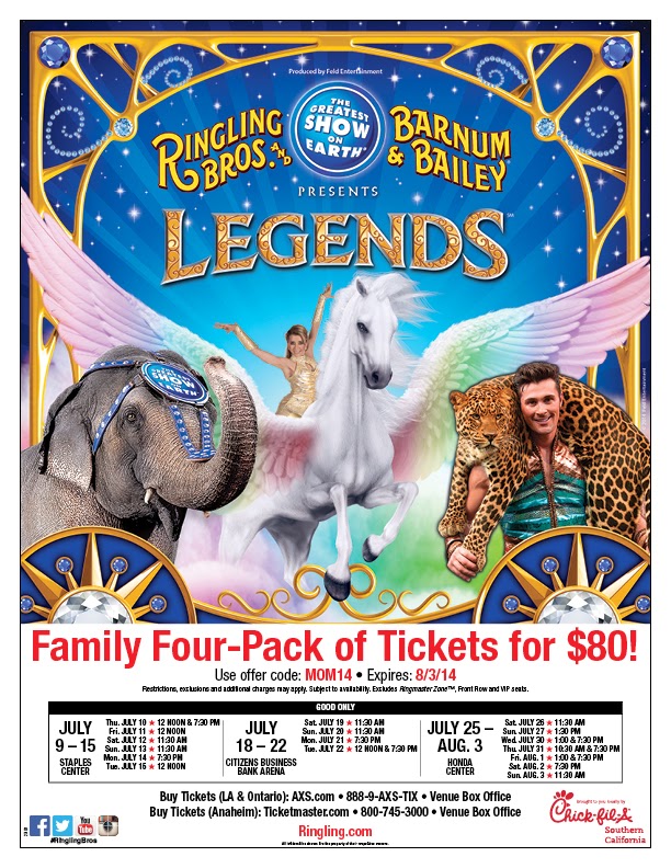 MOMMY BLOG EXPERT Ringling Bros Discount Circus Tickets for LA, Orange