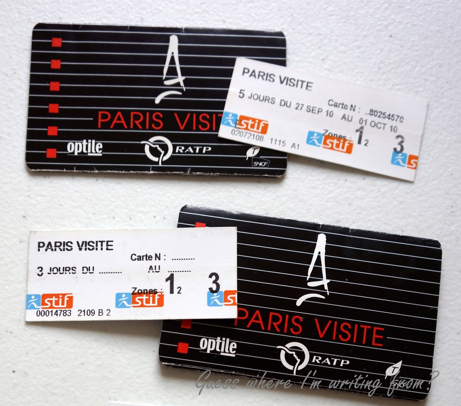 Guess where I'm writing from? Getting Around Paris